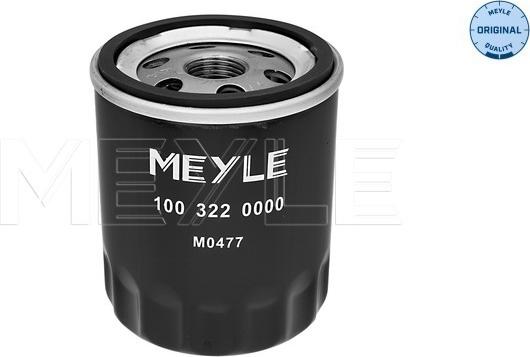 Meyle 100 322 0000 - Ölfilter alexcarstop-ersatzteile.com