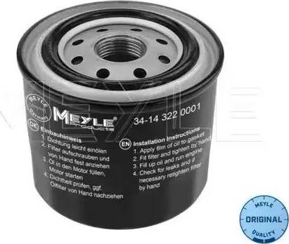 Meyle 34-14 322 0001 - Ölfilter alexcarstop-ersatzteile.com