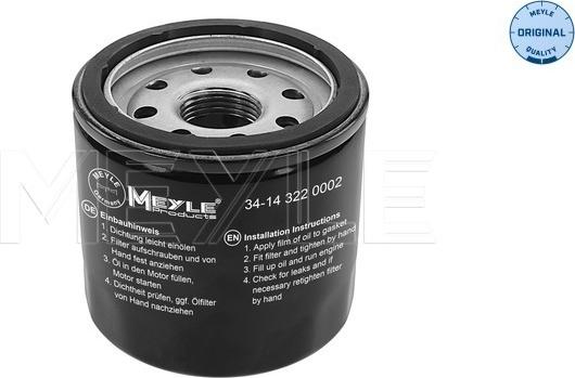 Meyle 34-14 322 0002 - Ölfilter alexcarstop-ersatzteile.com