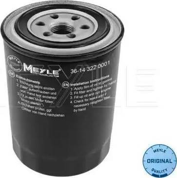 Meyle 36-14 322 0001 - Ölfilter alexcarstop-ersatzteile.com