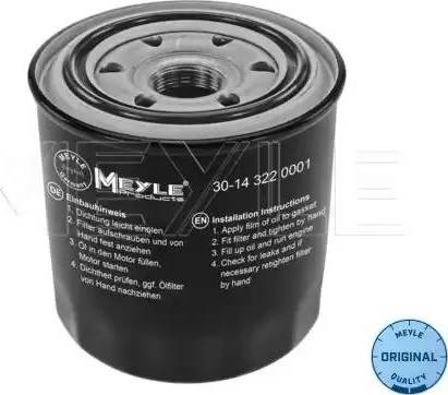 Meyle 30-14 322 0001 - Ölfilter alexcarstop-ersatzteile.com