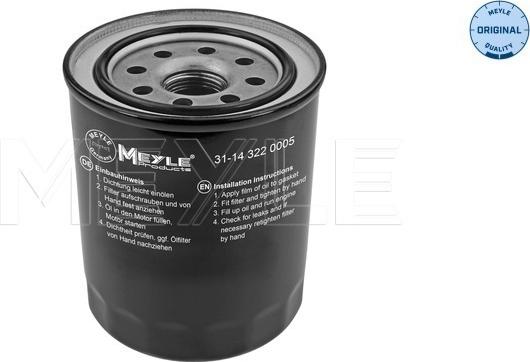 Meyle 31-14 322 0005 - Ölfilter alexcarstop-ersatzteile.com