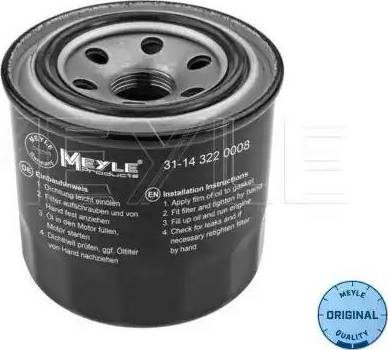 Meyle 31-14 322 0008 - Ölfilter alexcarstop-ersatzteile.com