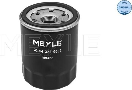 Meyle 33-14 322 0002 - Ölfilter alexcarstop-ersatzteile.com