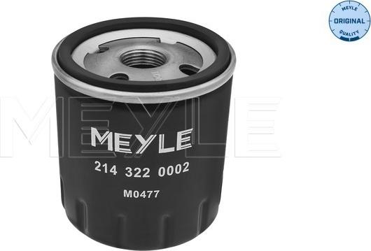 Meyle 214 322 0002 - Ölfilter alexcarstop-ersatzteile.com