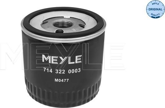 Meyle 714 322 0003 - Ölfilter alexcarstop-ersatzteile.com