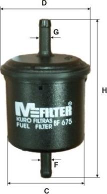 Mfilter BF 675 - Kraftstofffilter alexcarstop-ersatzteile.com