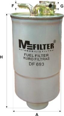 Mfilter DF 693 - Kraftstofffilter alexcarstop-ersatzteile.com