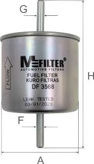 Mfilter DF 3568 - Kraftstofffilter alexcarstop-ersatzteile.com