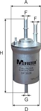 Mfilter DF3528 - Kraftstofffilter alexcarstop-ersatzteile.com