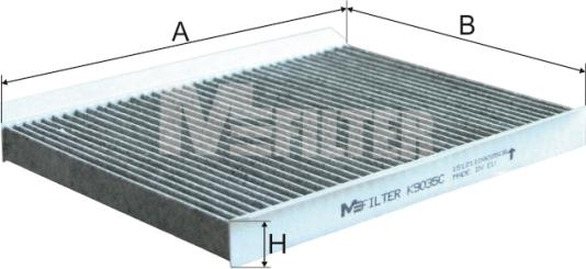 Mfilter K 9035C - Filter, Innenraumluft alexcarstop-ersatzteile.com