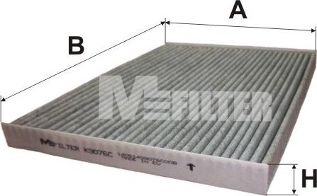 Mfilter K 9076C - Filter, Innenraumluft alexcarstop-ersatzteile.com