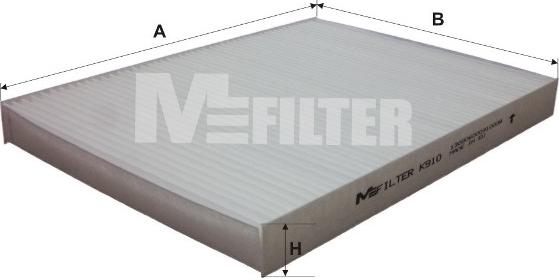 Mfilter K 910 - Filter, Innenraumluft alexcarstop-ersatzteile.com