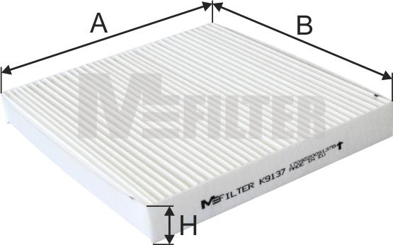 Mfilter K 9137 - Filter, Innenraumluft alexcarstop-ersatzteile.com