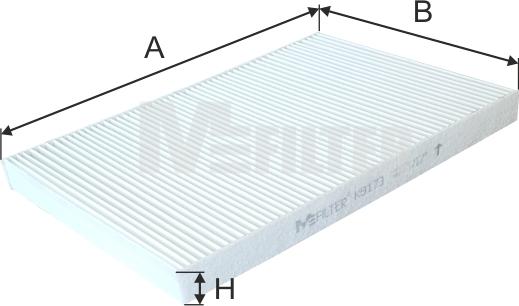 Mfilter K 9173 - Filter, Innenraumluft alexcarstop-ersatzteile.com