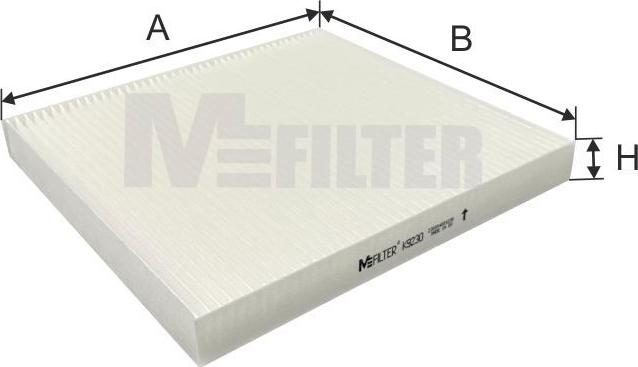 Mfilter K 9230 - Filter, Innenraumluft alexcarstop-ersatzteile.com