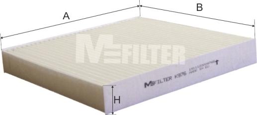 Mfilter K 976 - Filter, Innenraumluft alexcarstop-ersatzteile.com