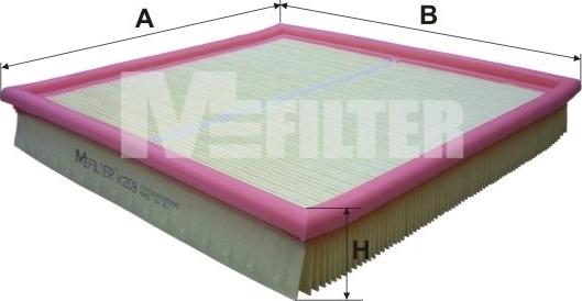 Mfilter K 209 - Luftfilter alexcarstop-ersatzteile.com