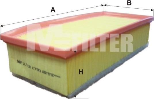 Mfilter K 793 - Luftfilter alexcarstop-ersatzteile.com