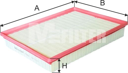 Mfilter K 753 - Luftfilter alexcarstop-ersatzteile.com