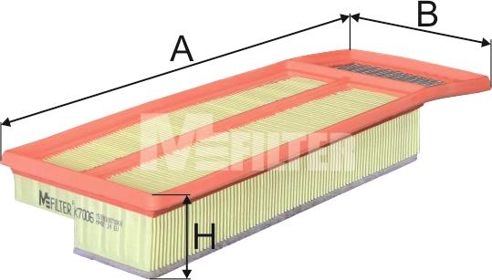 Mfilter K 7006 - Luftfilter alexcarstop-ersatzteile.com