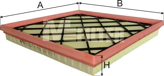 Mfilter K 778 - Luftfilter alexcarstop-ersatzteile.com