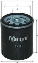 Mfilter TF 61 - Ölfilter alexcarstop-ersatzteile.com