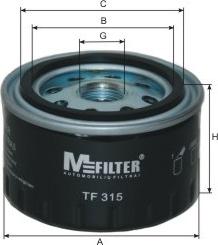 Mfilter TF 315 - Ölfilter alexcarstop-ersatzteile.com