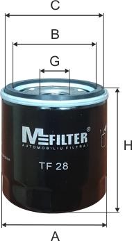 Mfilter TF 28 - Ölfilter alexcarstop-ersatzteile.com