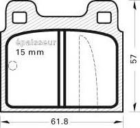 Valeo 551029 - Bremsbelagsatz, Scheibenbremse alexcarstop-ersatzteile.com