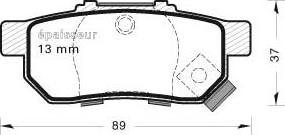 MGA 492 - Bremsbelagsatz, Scheibenbremse alexcarstop-ersatzteile.com