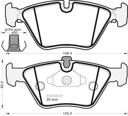 Quinton Hazell 8270.00 - Bremsbelagsatz, Scheibenbremse alexcarstop-ersatzteile.com