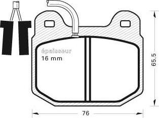 HELLA 8DB 355 017-581 - Bremsbelagsatz, Scheibenbremse alexcarstop-ersatzteile.com