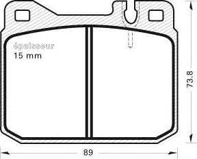 Lemförder 1334501 - Bremsbelagsatz, Scheibenbremse alexcarstop-ersatzteile.com