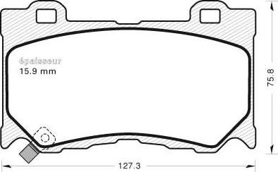 MGA 1113 - Bremsbelagsatz, Scheibenbremse alexcarstop-ersatzteile.com