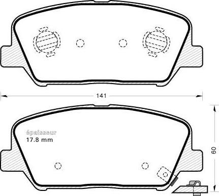 Jurid 573407D - Bremsbelagsatz, Scheibenbremse alexcarstop-ersatzteile.com