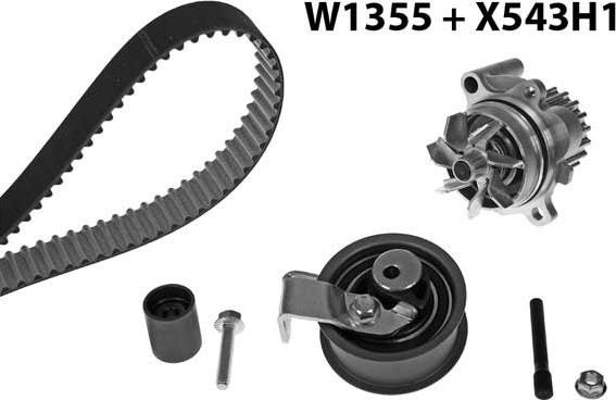 MGA 1355K3 - Wasserpumpe + Zahnriemensatz alexcarstop-ersatzteile.com