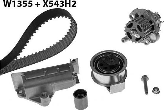 MGA 1355K2 - Wasserpumpe + Zahnriemensatz alexcarstop-ersatzteile.com