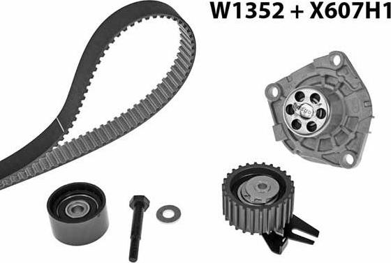 MGA 1352K1 - Wasserpumpe + Zahnriemensatz alexcarstop-ersatzteile.com