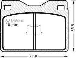 HELLA 8DB 355 007-031 - Bremsbelagsatz, Scheibenbremse alexcarstop-ersatzteile.com