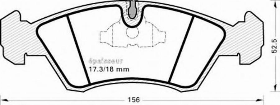 MGA 248 - Bremsbelagsatz, Scheibenbremse alexcarstop-ersatzteile.com