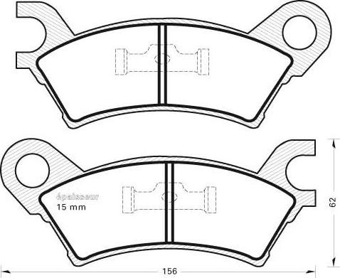 Lemförder 26449 - Bremsbelagsatz, Scheibenbremse alexcarstop-ersatzteile.com