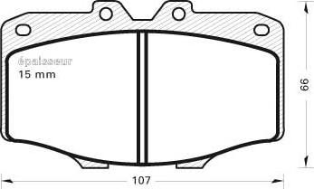 Spidan 0.080186 - Bremsbelagsatz, Scheibenbremse alexcarstop-ersatzteile.com