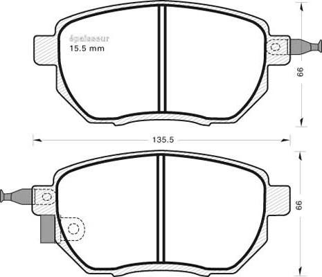 Magneti Marelli 363916060973 - Bremsbelagsatz, Scheibenbremse alexcarstop-ersatzteile.com