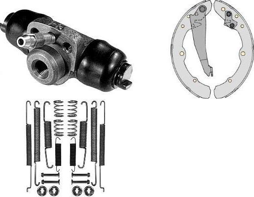 MGA K591550 - Bremsbackensatz alexcarstop-ersatzteile.com