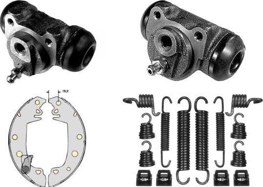 MGA K604647 - Bremsbackensatz alexcarstop-ersatzteile.com