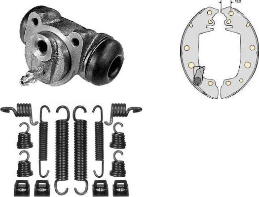 MGA K604608 - Bremsbackensatz alexcarstop-ersatzteile.com