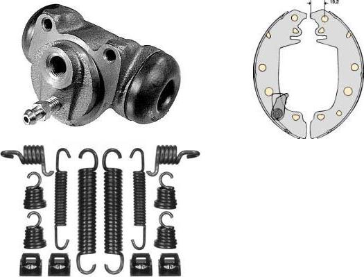 MGA K604817 - Bremsbackensatz alexcarstop-ersatzteile.com