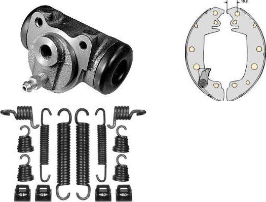 MGA K604709 - Bremsbackensatz alexcarstop-ersatzteile.com