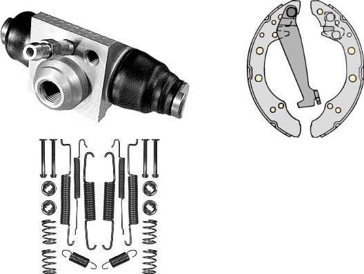 MGA K717571 - Bremsbackensatz alexcarstop-ersatzteile.com